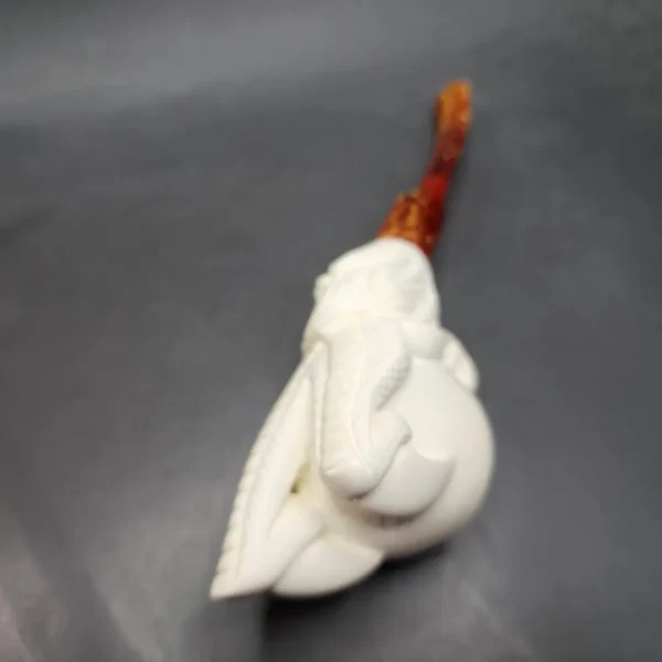 MBSD Meerschaum Claw Egg Block Meerschaum Pipe, Fitted Case [SOLD OUT] - Image 8