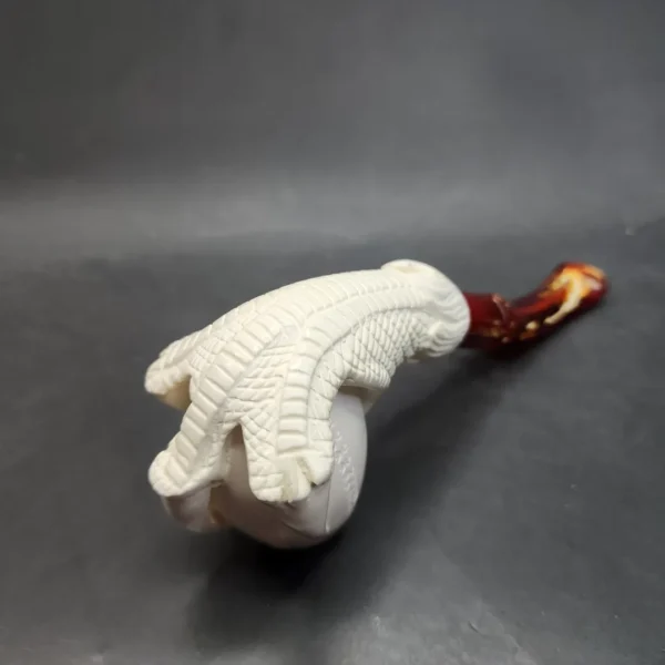 MBSD Meerschaum Claw Egg Block Meerschaum Pipe, Fitted Case [SOLD OUT] - Image 8