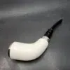 MBSD Meerschaum Sterling Silver Horn Block Meerschaum Pipe [SOLD OUT] - Image 9