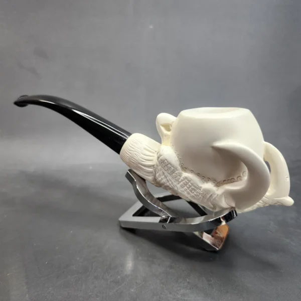 MBSD Meerschaum Claw Egg Block Meerschaum Pipe, Fitted Case [SOLD OUT] - Image 9