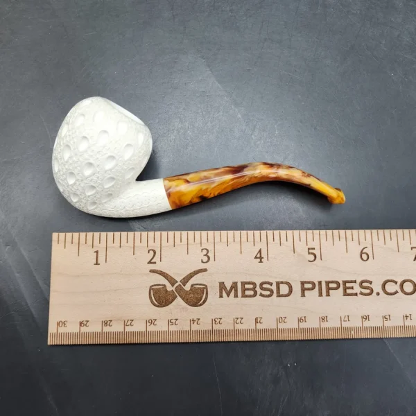 MBSD Meerschaum Bent Acorn Block Meerschaum Pipe, Fitted Case [SOLD OUT] - Image 9