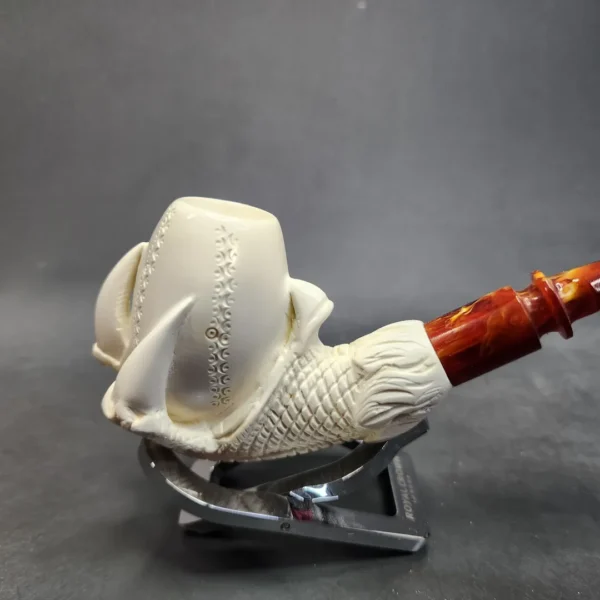 MBSD Meerschaum Claw Egg Block Meerschaum Pipe, Fitted Case [SOLD OUT] - Image 9