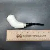 MBSD Meerschaum Sterling Silver Horn Block Meerschaum Pipe [SOLD OUT] - Image 10