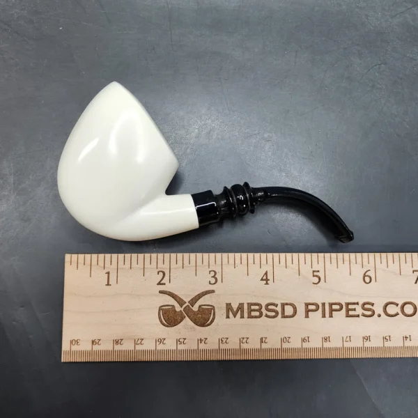 MBSD Meerschaum Smooth Bent Opera Block Meerschaum Pipe [SOLD OUT] - Image 10