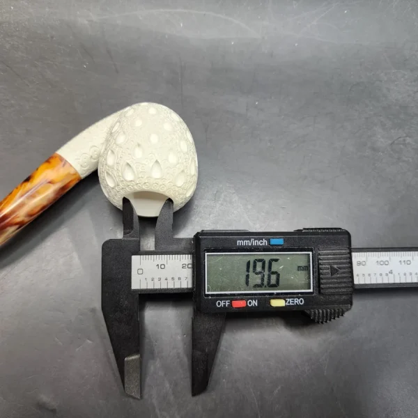 MBSD Meerschaum Bent Acorn Block Meerschaum Pipe, Fitted Case [SOLD OUT] - Image 10