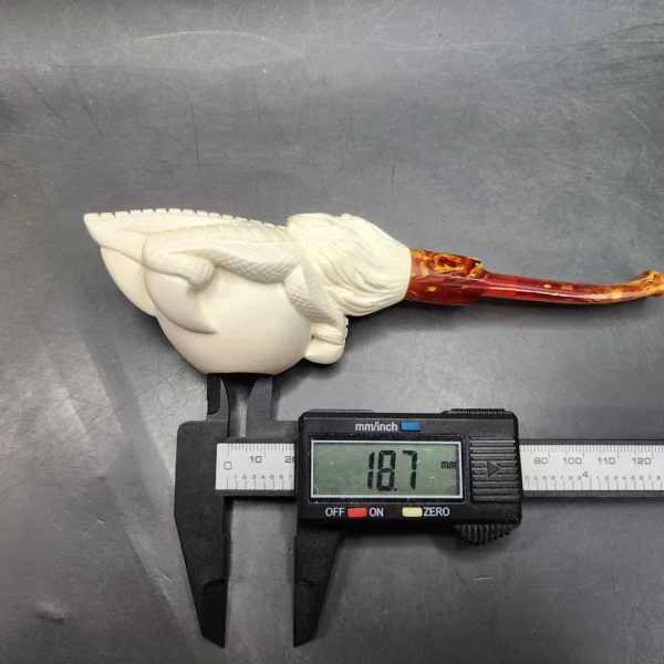 MBSD Meerschaum Claw Egg Block Meerschaum Pipe, Fitted Case [SOLD OUT] - Image 10