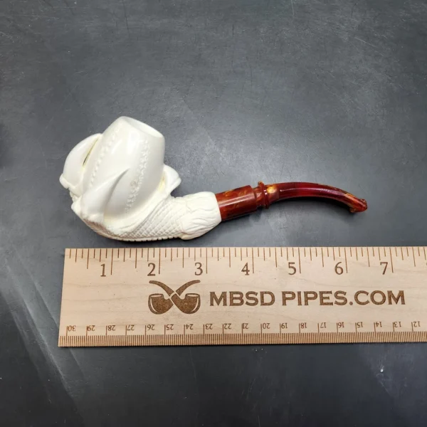 MBSD Meerschaum Claw Egg Block Meerschaum Pipe, Fitted Case [SOLD OUT] - Image 10