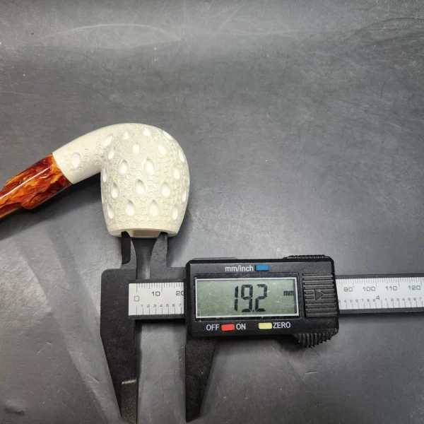 MBSD Meerschaum Lattice Block Meerschaum Pipe, Fitted Case [SOLD OUT] - Image 11