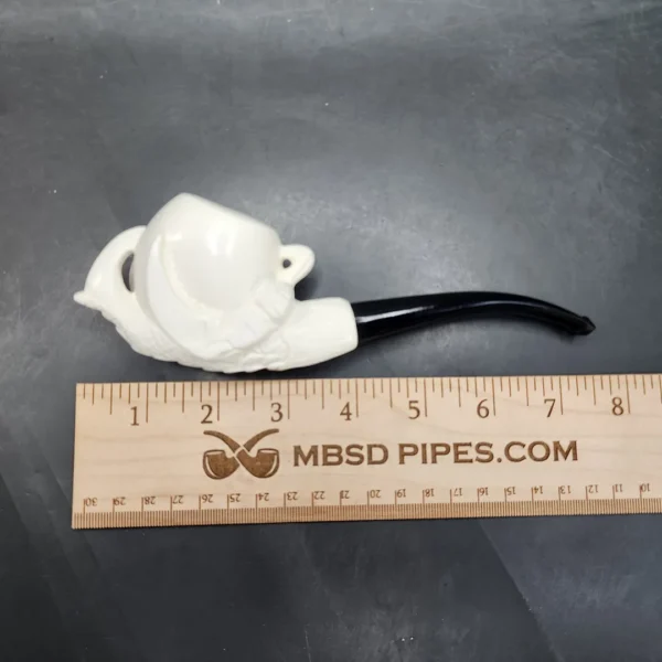 MBSD Meerschaum Claw Egg Block Meerschaum Pipe, Fitted Case [SOLD OUT] - Image 11