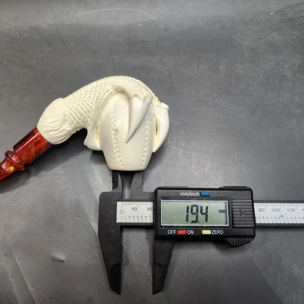 MBSD Meerschaum Claw Egg Block Meerschaum Pipe, Fitted Case [SOLD OUT] - Image 11