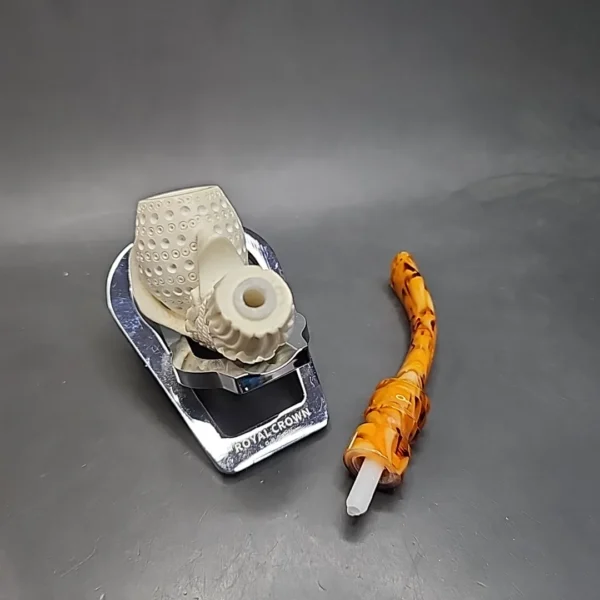 MBSD Meerschaum Claw Block Meerschaum Pipe, Fitted Case [SOLD OUT] - Image 12