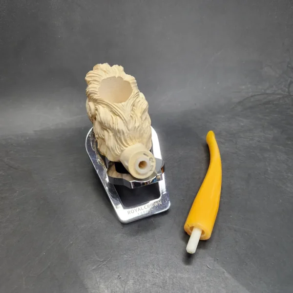 Roaring Tiger Block Meerschaum Pipe, Unsmoked [SOLD OUT] - Image 13