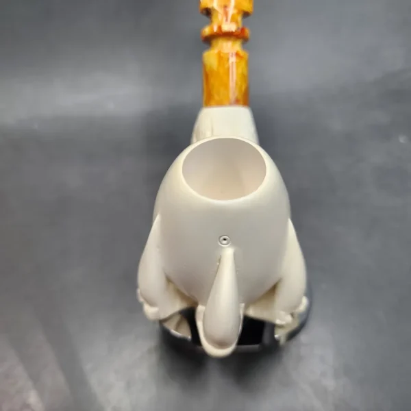 MBSD Meerschaum Claw Egg Block Meerschaum Pipe, Fitted Case [SOLD OUT] - Image 6