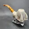 MBSD Meerschaum Claw Egg Block Meerschaum Pipe, Fitted Case [SOLD OUT] - Image 8