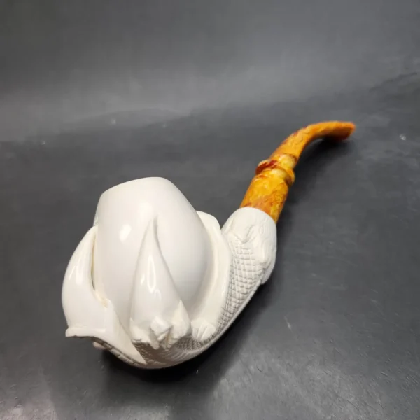 MBSD Meerschaum Claw Egg Block Meerschaum Pipe, Fitted Case [SOLD OUT] - Image 10
