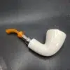MBSD Meerschaum Silver Spigot Bent Dublin Block Meerschaum Pipe [SOLD OUT] - Image 10