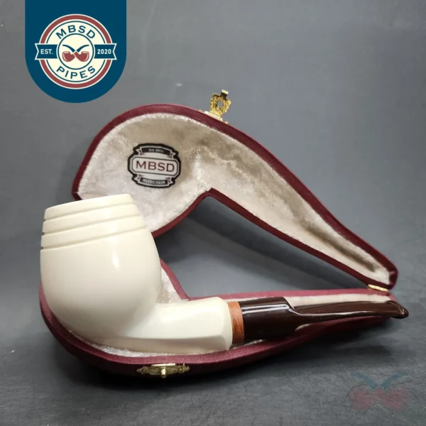 MBSD Meerschaum Deluxe Devil Anse Block Meerschaum Pipe, 9mm & 3mm [SOLD OUT]
