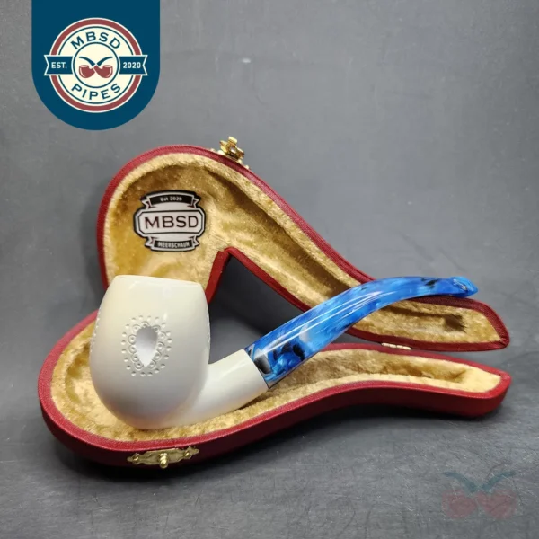MBSD Meerschaum Block Meerschaum Pipe, Fitted Case [SOLD OUT] - Image 2