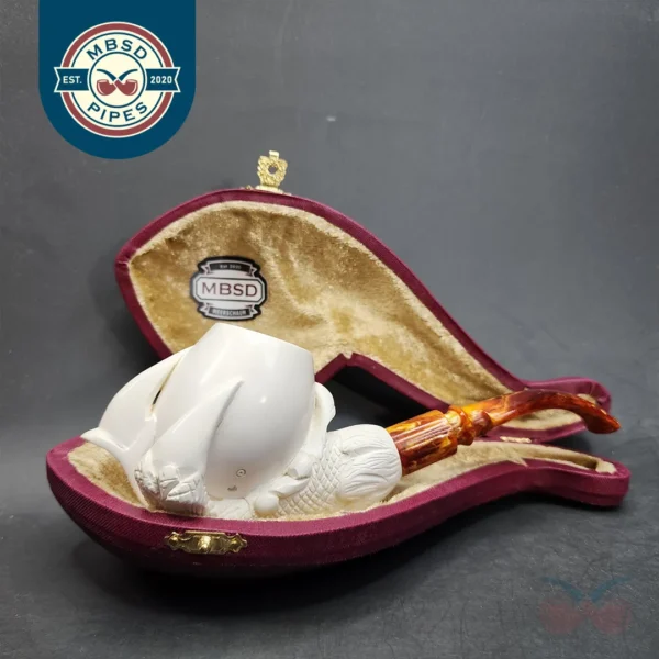 MBSD Meerschaum Claw Block Meerschaum Pipe, Fitted Case [SOLD OUT]