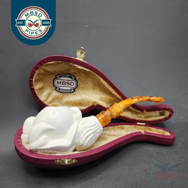 MBSD Meerschaum Claw Block Meerschaum Pipe, Fitted Case [SOLD OUT]