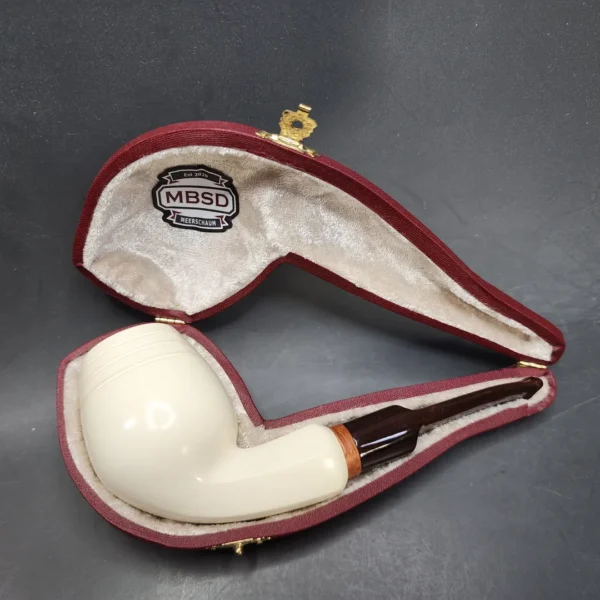 MBSD Meerschaum Deluxe Devil Anse Block Meerschaum Pipe, 9mm & 3mm [SOLD OUT] - Image 3