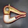 MBSD Meerschaum Bent Billiard Block Meerschaum Pipe [SOLD OUT] - Image 3