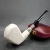MBSD Meerschaum Silver Spigot Block Meerschaum Pipe - Image 4