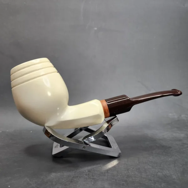 MBSD Meerschaum Deluxe Devil Anse Block Meerschaum Pipe, 9mm & 3mm [SOLD OUT] - Image 4