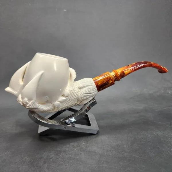 MBSD Meerschaum Claw Block Meerschaum Pipe, Fitted Case [SOLD OUT] - Image 4