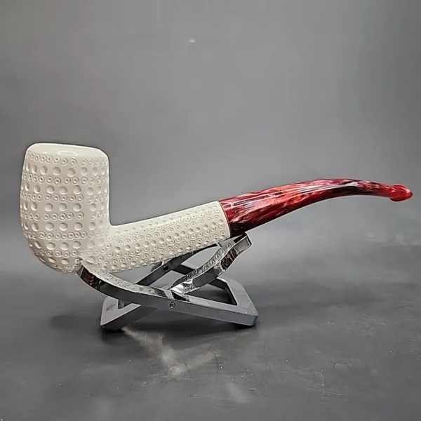 MBSD Meerschaum Bent Billiard Block Meerschaum Pipe [SOLD OUT] - Image 4