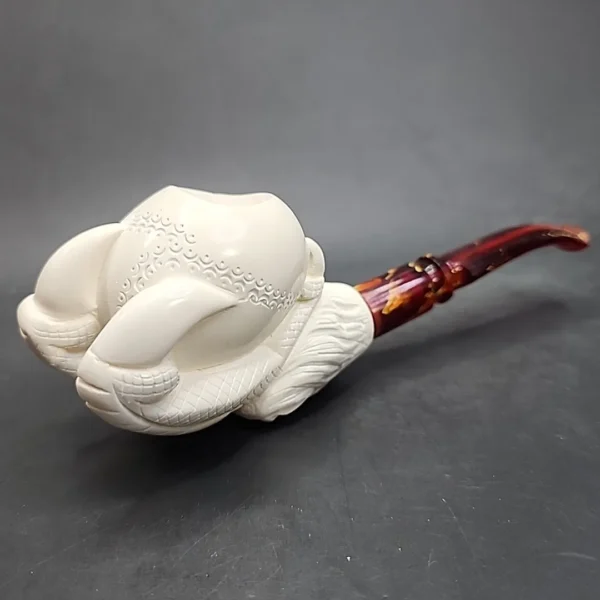 MBSD Meerschaum Claw Block Meerschaum Pipe, Fitted Case [SOLD OUT] - Image 4