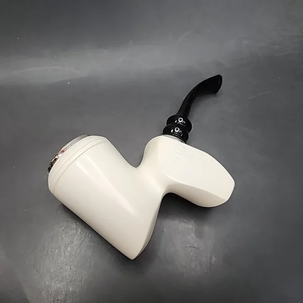 MBSD Meerschaum Silver Mounted Block Meerschaum Pipe [SOLD OUT] - Image 4