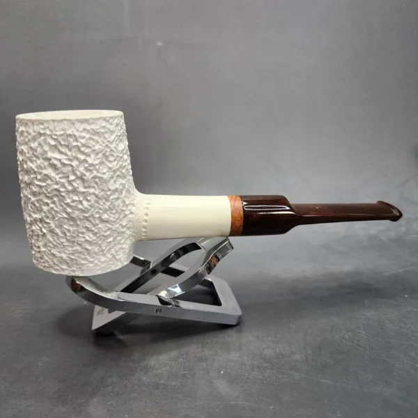 MBSD Meerschaum Deluxe Poker Block Meerschaum Pipe, 9mm & 3mm [SOLD OUT] - Image 5