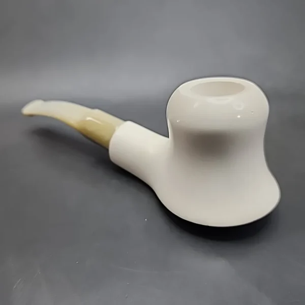 MBSD Meerschaum Deluxe Handmade Block Meerschaum Pipe Briar-Mortise, 9mm [SOLD OUT] - Image 6
