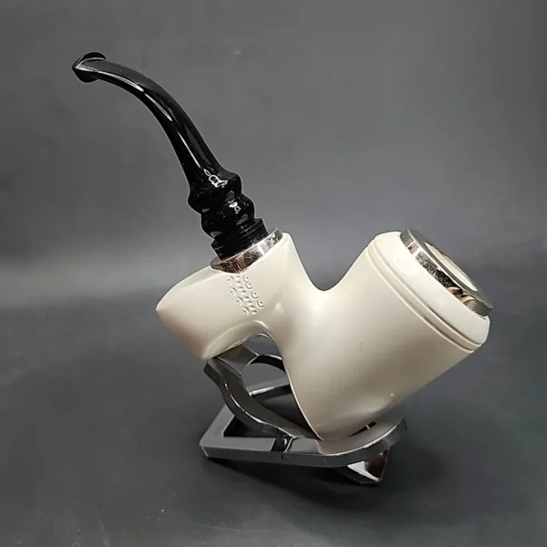 MBSD Meerschaum Silver Mounted Block Meerschaum Pipe [SOLD OUT] - Image 6