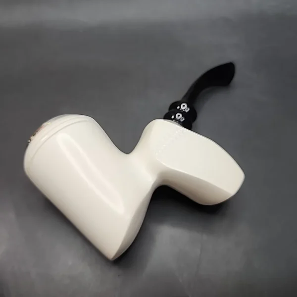 MBSD Meerschaum Silver Mounted Block Meerschaum Pipe [SOLD OUT] - Image 7