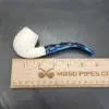 MBSD Classic Meerschaum Lattice Bent Billiard Block Meerschaum Pipe - Image 10