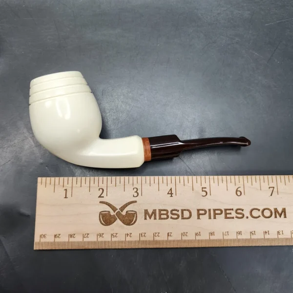 MBSD Meerschaum Deluxe Devil Anse Block Meerschaum Pipe, 9mm & 3mm [SOLD OUT] - Image 10