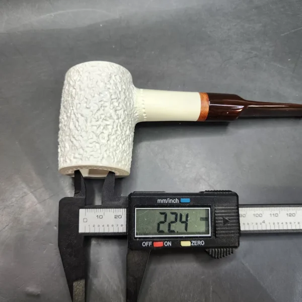 MBSD Meerschaum Deluxe Poker Block Meerschaum Pipe, 9mm & 3mm [SOLD OUT] - Image 11
