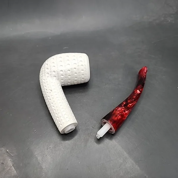 MBSD Meerschaum Bent Billiard Block Meerschaum Pipe [SOLD OUT] - Image 11