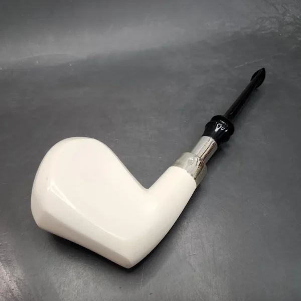 MBSD Meerschaum Silver Spigot Block Meerschaum Pipe - Image 11