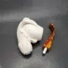 MBSD Meerschaum Claw Block Meerschaum Pipe, Fitted Case [SOLD OUT] - Image 13