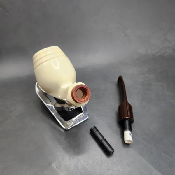 MBSD Meerschaum Deluxe Devil Anse Block Meerschaum Pipe, 9mm & 3mm [SOLD OUT] - Image 13