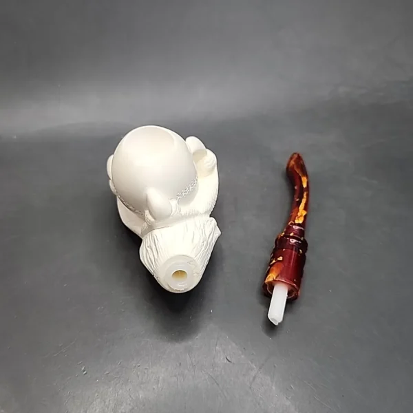 MBSD Meerschaum Claw Block Meerschaum Pipe, Fitted Case [SOLD OUT] - Image 14