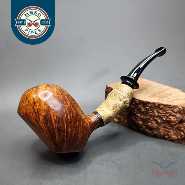 Bennie Joe Pipes Smooth Ballerina Handmade Briar Pipe, New [SOLD OUT]