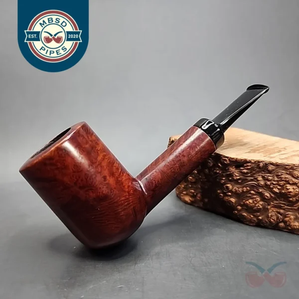 Bennie Joe Pipes Smooth Stacked Lovat Handmade Briar Pipe, New