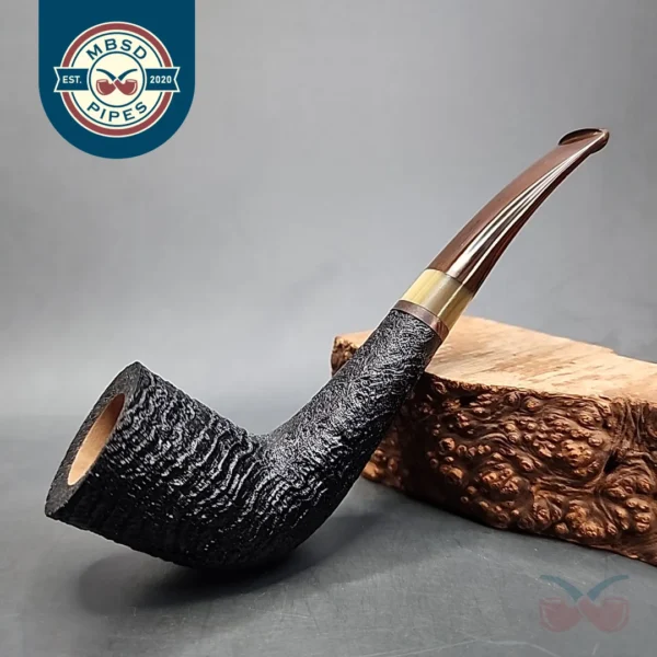 Rad Davis 2011 Sandblasted Zulu Estate Briar Pipe, Unsmoked [SOLD OUT]