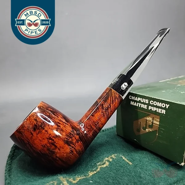 Chacom Baccara Smooth Straight Billiard Estate Briar Pipe, Unsmoked [SOLD OUT]