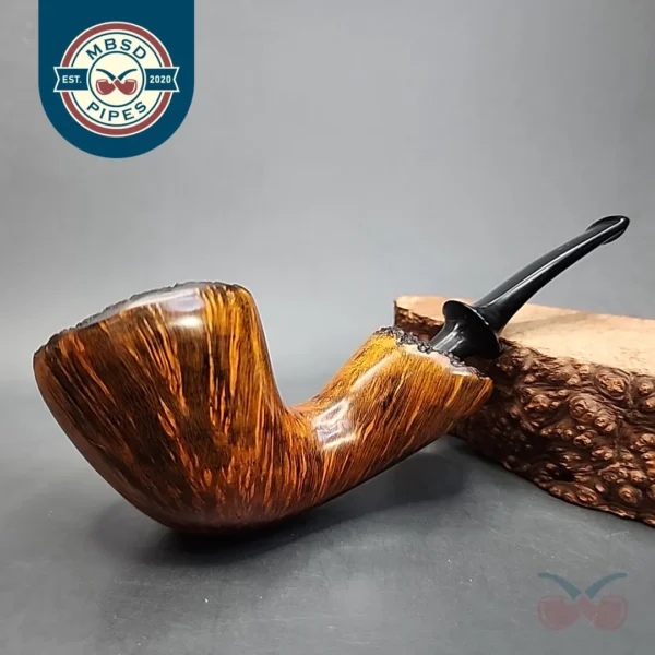 Bennie Joe Pipes Smooth Freehand Handmade Briar Pipe, New [SOLD OUT]