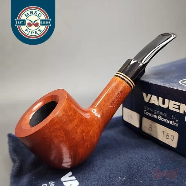 Vauen by Barontini 160 Smooth Bent Pot Estate Briar Pipe, Unsmoked, 9mm [SOLD OUT]